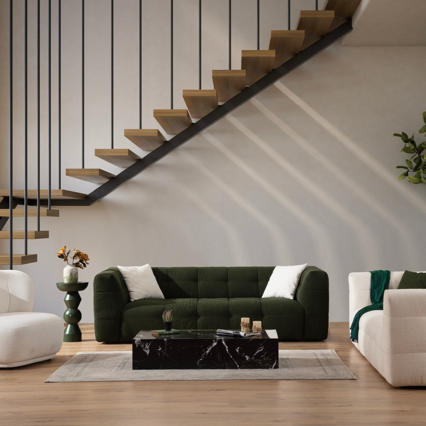 Cady Green 3-Sitzer-Sofa