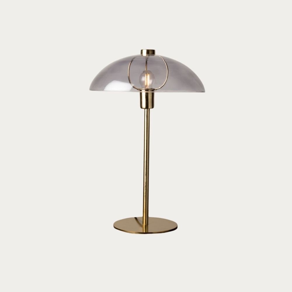 Retro-Schreibtischlampe aus Glas und Metall Lustra|DIIIZ – Diiiz
