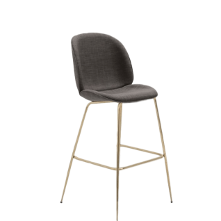 Beetle bar stool in Farbic - Gubi Inspiration 