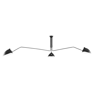 Ceiling lamp Serge Mouille 3 arms MFL-3 Replicad