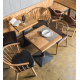 Gelamineerde houten restauranttafel - Luisa 
