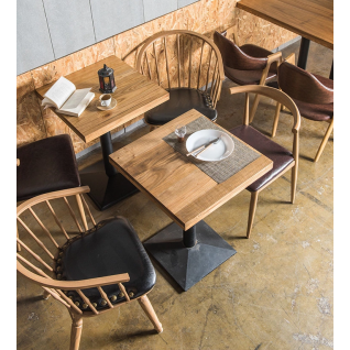 Laminated wooden restaurant table - Luisa
