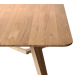 Rectangular table in natural or black oak - Vega