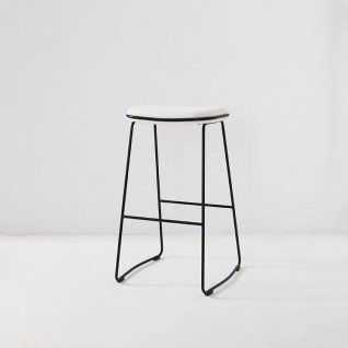 Lin Fabric Bar Stool 