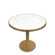 Table effet marbre ronde - Bruno
