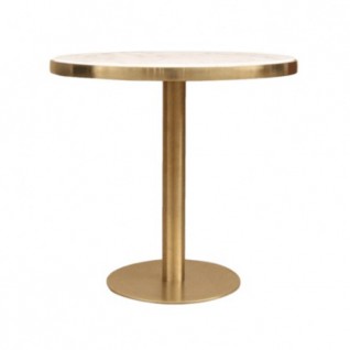 Round marble effect table - Bruno 