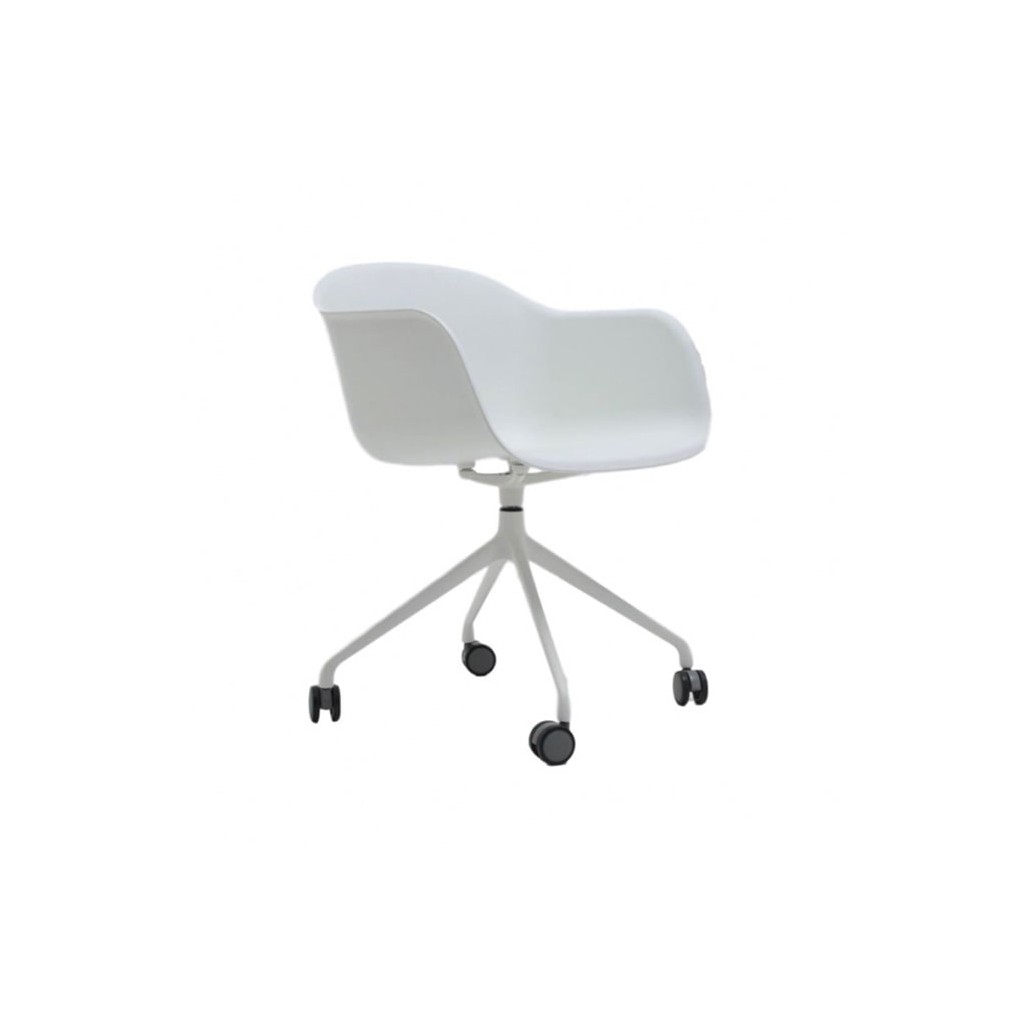 desk plastic chair glavo fiber with wheels  diiiz