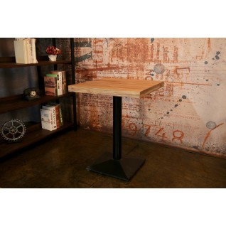 Table de bar carrée en bois Roxy