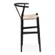 Hans Wegner Wishbone "y" bar stool 