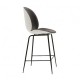 The Beetle bar stool in Plastic and Fabric - Gubi Inspiration