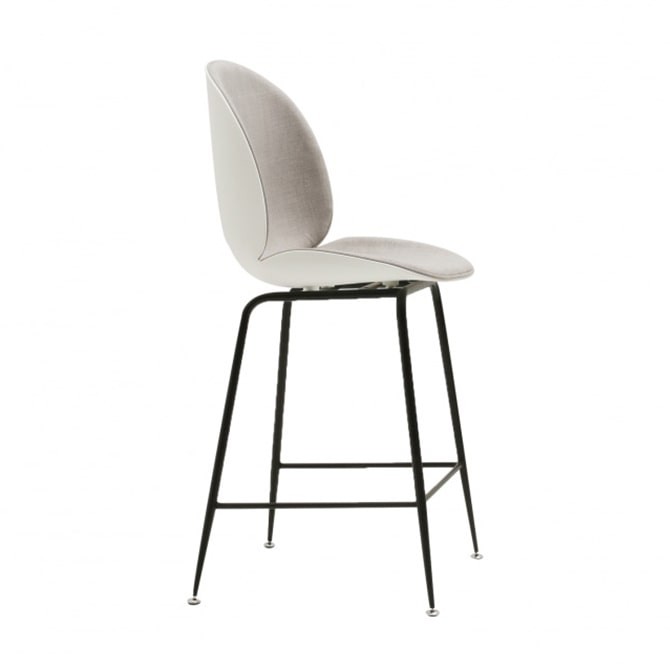 The Beetle bar stool in Plastic and Fabric - Gubi Inspiration