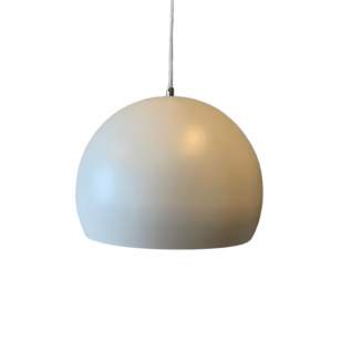 White Round Ceiling Lamp 34 cm