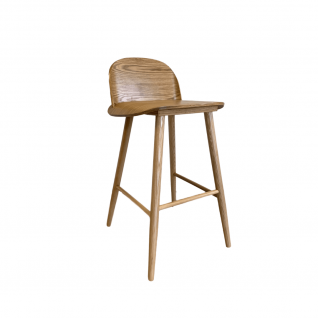 Glavo Wooden bar chair  