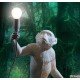 Monkey standing table lamp