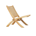 FARRAH wood and cane folding chair