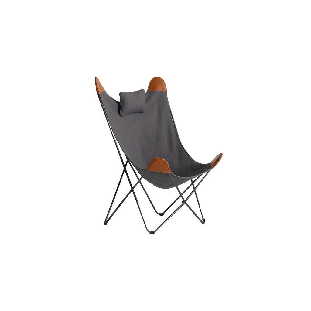 Butterfly chair in leather or acrylic-In/outdoor chair-BKF Store-Diiiz