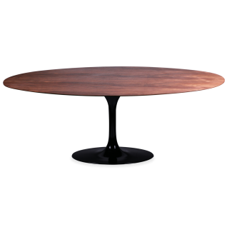 Table ovale en bois Tulipe - Inspiration Eerp Saarinen & Knoll