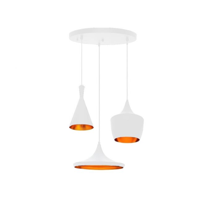 BEAT LAMP Hangsysteem met meerdere lampekappen - Tom Dixon