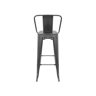 LIX bar stool with backrest - Retro Café H80 H90