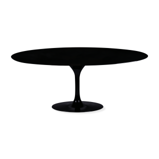 Oval Tulip Table wood knoll - Eero Saarinen & Knoll Inspiration