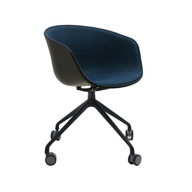 Urban office chair - plastic and fabric 