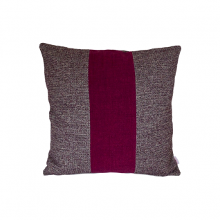 Coussin Uni avec Pompons - 40x60 cm