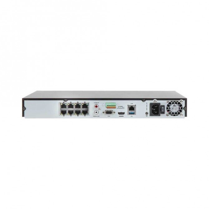 Enregistreur Hikvision NVR à large bande passante avec 16x PoE.  DS-7616NI-I2-16P