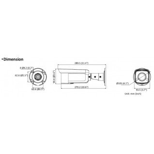 BULLET Hikvision camera 4K DS-2CD2T87G2-L 8MP IR ColorVu |Led 60M