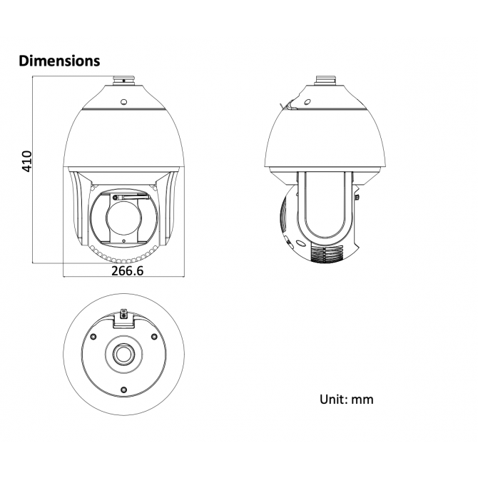 Speed dome camera Hikvision DS-2DF8242IX-AELW-T3  PTZ, 2MP, zoom 36x