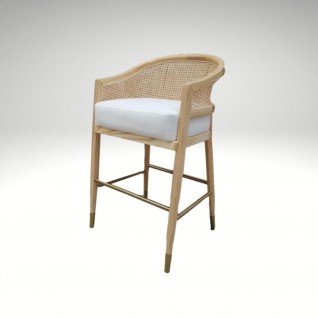 MARY Wood and cane chair 