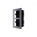 DS-KD-ACF2 flush mounting box -2 modules - for intercom/video intercom Hikvision