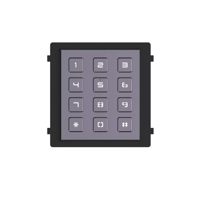 Module de clavier de rue  Hikvision DS-KD-KP compatible pour interphone PoE ou 2 fils