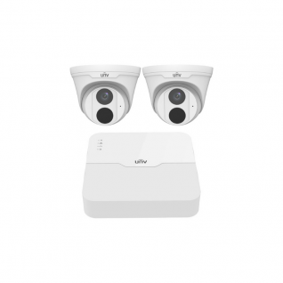 Kit 2 caméras de surveillance - 2 Tourelles 4MP  - Logon (LVK305)
