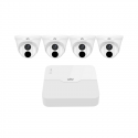 HIKVISION Uniview white video surveillance camera kit 4MP BD4-UNV001-T4