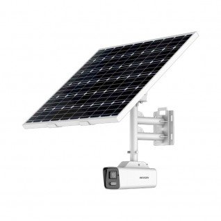 Kit de caméra réseau 4G à énergie solaire 8MP ColorVu AcuSense Bullet (pas de batterie)