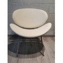 Orange Slice chair white leather - Outlet 