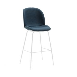 Beetle bar stool in Farbic - Gubi Inspiration 