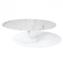 Table ovale en marbre - Outlet