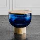 Khon wood and Glass Side table