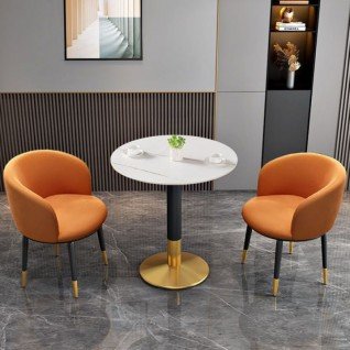 Round table in marble Jelia