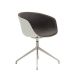 MIXA Swivel Armchair - fabric seat 