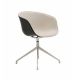 MIXA Swivel Armchair - fabric seat 