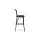 Amber Bar stool with cane backrest
