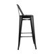 Set of 4 Lix stools 75cm Black - Outlet