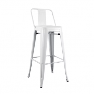 Set of 3 Lix stools 75cm White - Outlet