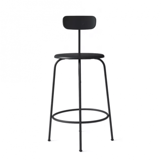 Set of 2 Afteroom stools 75cm Black - Outlet