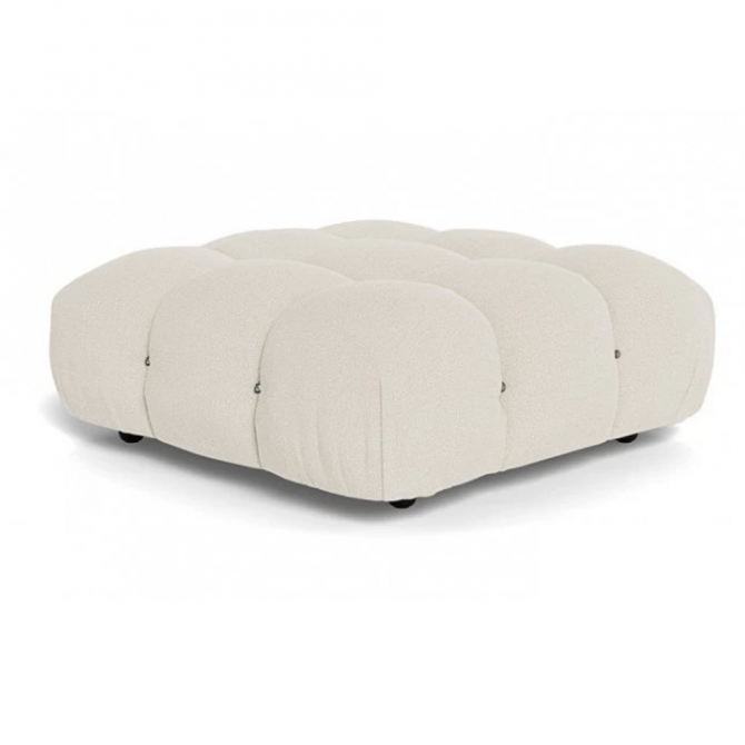 Camelia beige velour footrest-Outlet