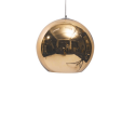 Spiegelende hanglamp Mirror gouden - Outlet