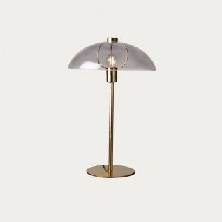 Lampe de table en verre vintage Lustra