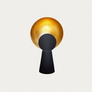 Black and gold Eclipse table lamp